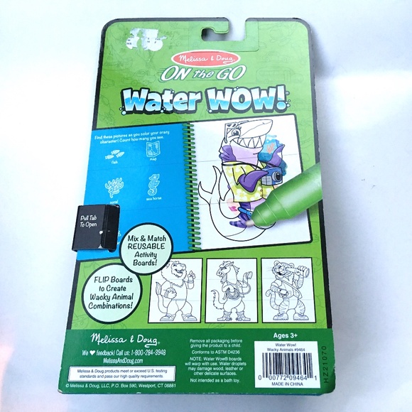 MELISSA & DOUG WATER WOW PAINTING BOOK - Picture 9 of 13